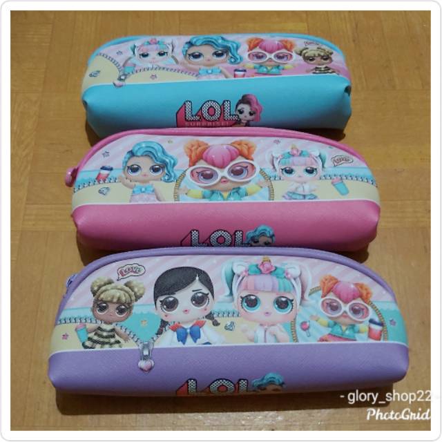 

New kotak pensil LOL/tempat pensil/tempat pensil resleting/tempat alat tulis