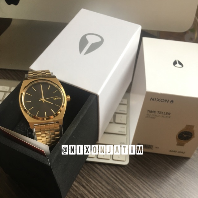 Jam Nixon Time Teller Gold Black Sunray ORIGINAL