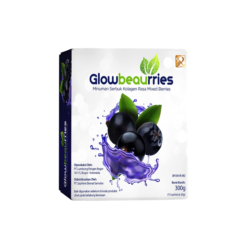 

Glowbeaurries Minuman Kecantikan Berkolagen Dengan Rasa Mixed Berries Untuk Mempercantik dan Mencerahkan Kulit Dari Dalam