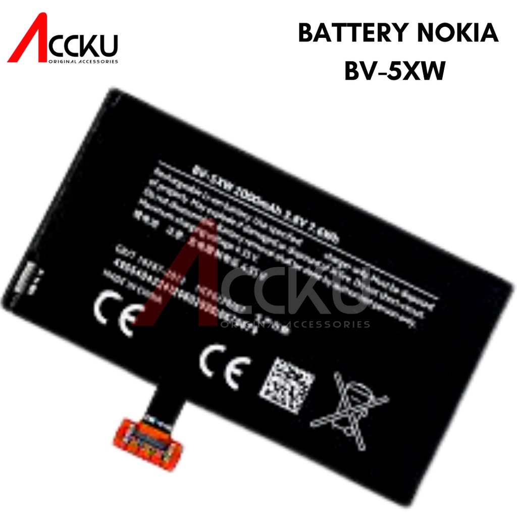 BATRE BATTERY BATERAI NOKIA BV-5XW 5XW LUMIA 1020 ORIGINAL