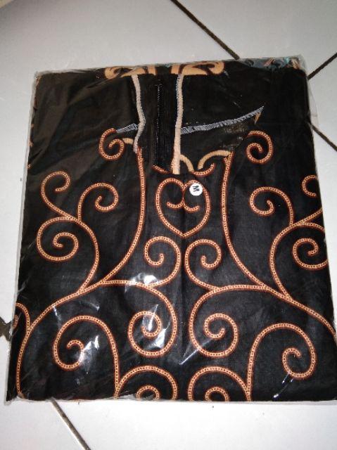 Kemeja Batik Pria Lengan Panjang Size M L Xl Xxl Bswart Batik Hrb026 Kenango Hem Panjang Padi