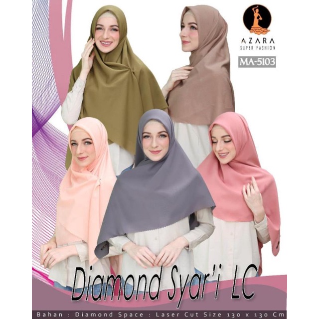 Diamond Syar'i Laser Cut by Azara