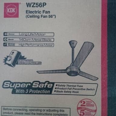 KDK 56 WZ - Kipas Angin Ceiling Fan 56&quot; / Kipas Angin Baling - Baling 56 Inch