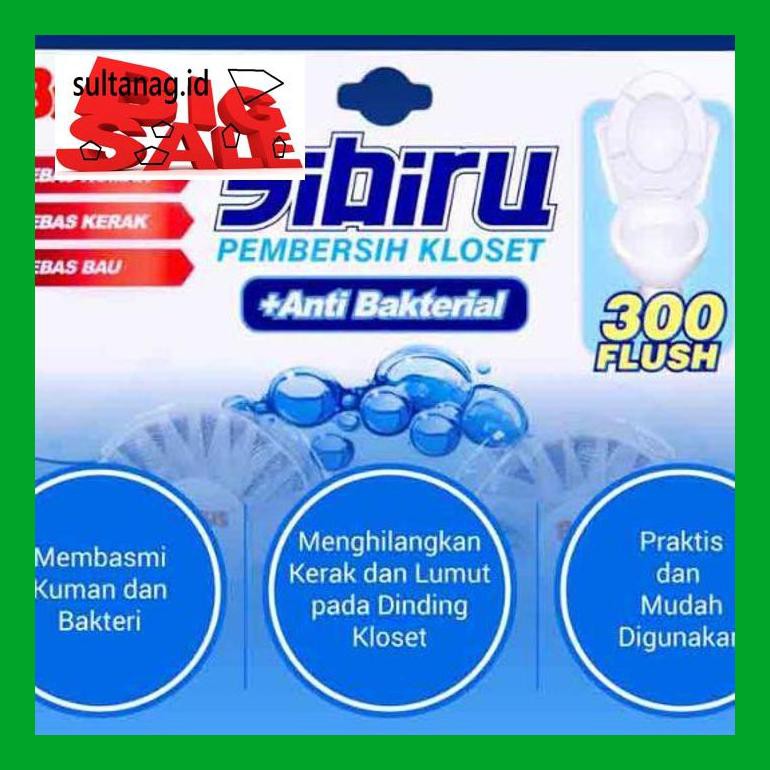 Sullt4Spc Bagus Si Biru 50Gr X 2Tablet Pembersih Toilet Kloset Original R3Smosul