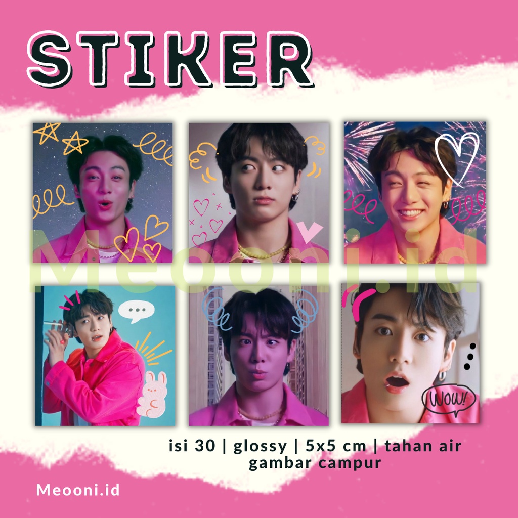 BTS STIKER SET ISI 30 | Stiker lucu stiker ala sellkor