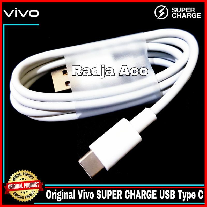 Kabel Data Vivo S1 Pro V17 Pro V19 Original 100% Super Charge USB C