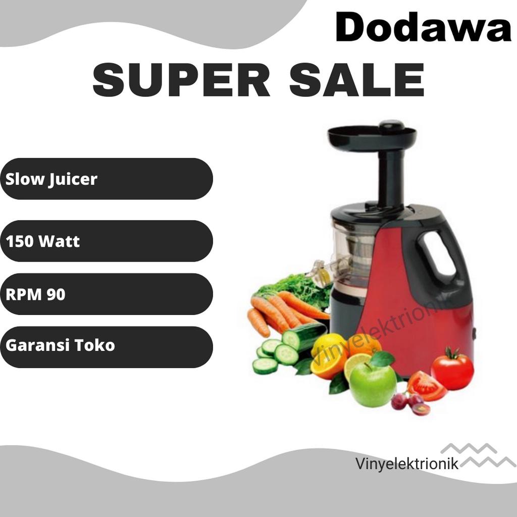 Blender buah dan sayur dodawa - Slow Juicer dodawa DD 1107 Resmi DD1107 Low Watt