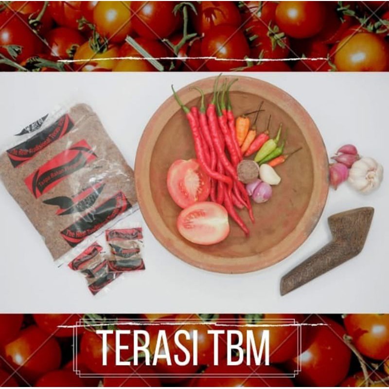 

Terasi Udang Aceh TBM 250 gr / rentengan (25 pcs)