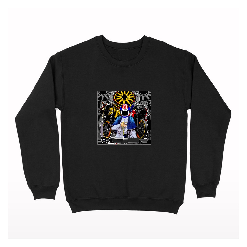 SWEATER CREWNECK VIJAR YAMAHA VIXION VIJAR SILUMAN EDISI THAILOOK VIJAR SHINOBI VIXION TERMURAH