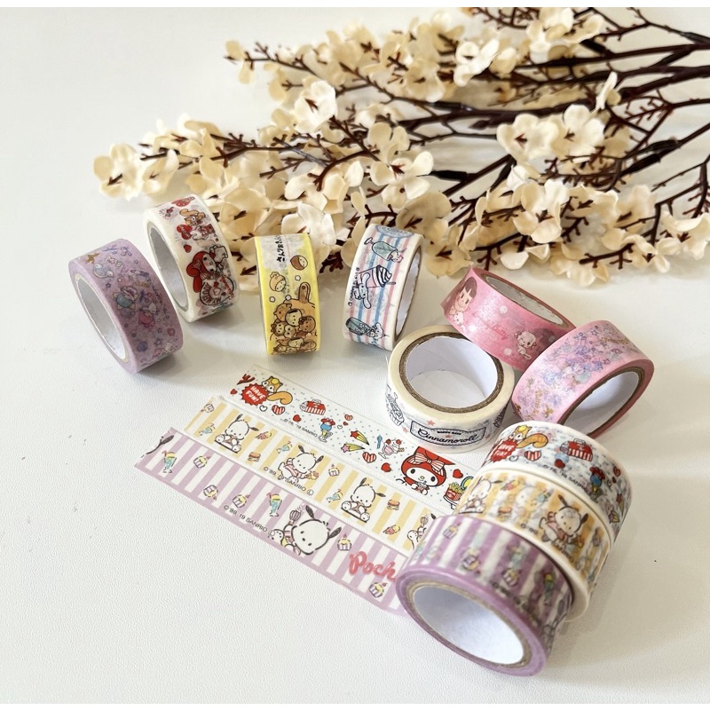 

Washimoshi Masking Washi Tape Sanrio Series