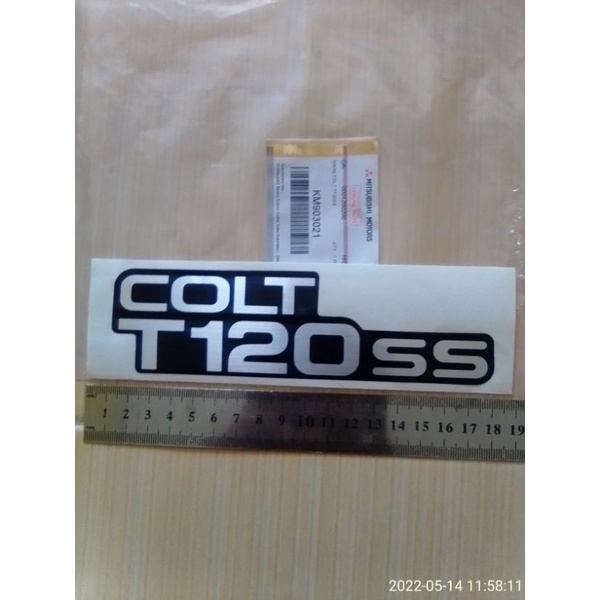 STIKER MOBIL TULISAN COLT T120ss ORIGINAL STICKER MITSUBISHI T120SS TERLARIS