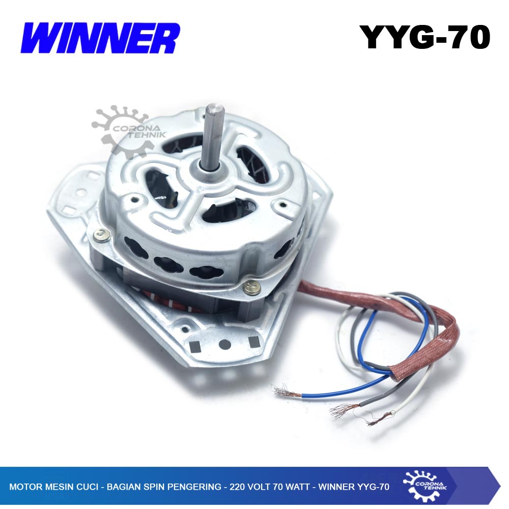 Winner - Motor Mesin Cuci - Bagian Spin Pengering - 220 Volt 70 Watt