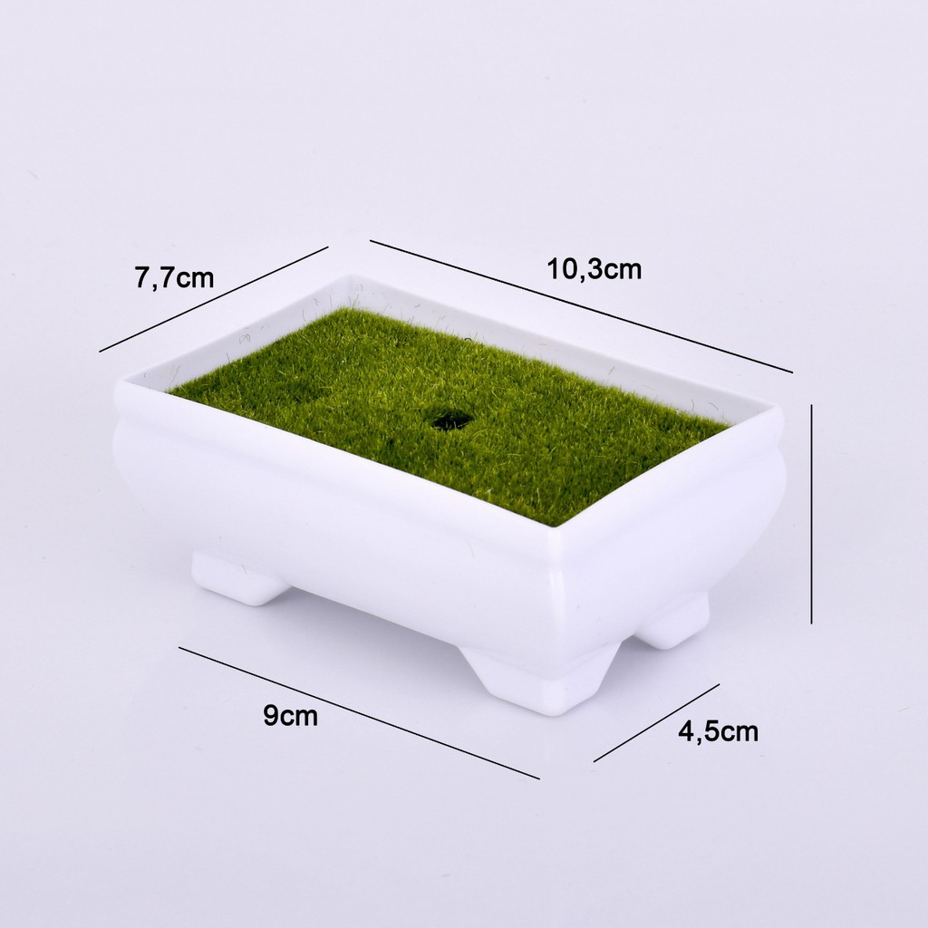 COD / F&G POT BUNGA PLASTIK MODEL BULAT PETAK LOVE WARNA PUTIH P9991-PETAK