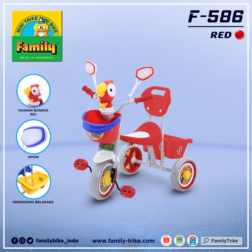 SEPEDA ANAK RODA 3 FAMILY 586