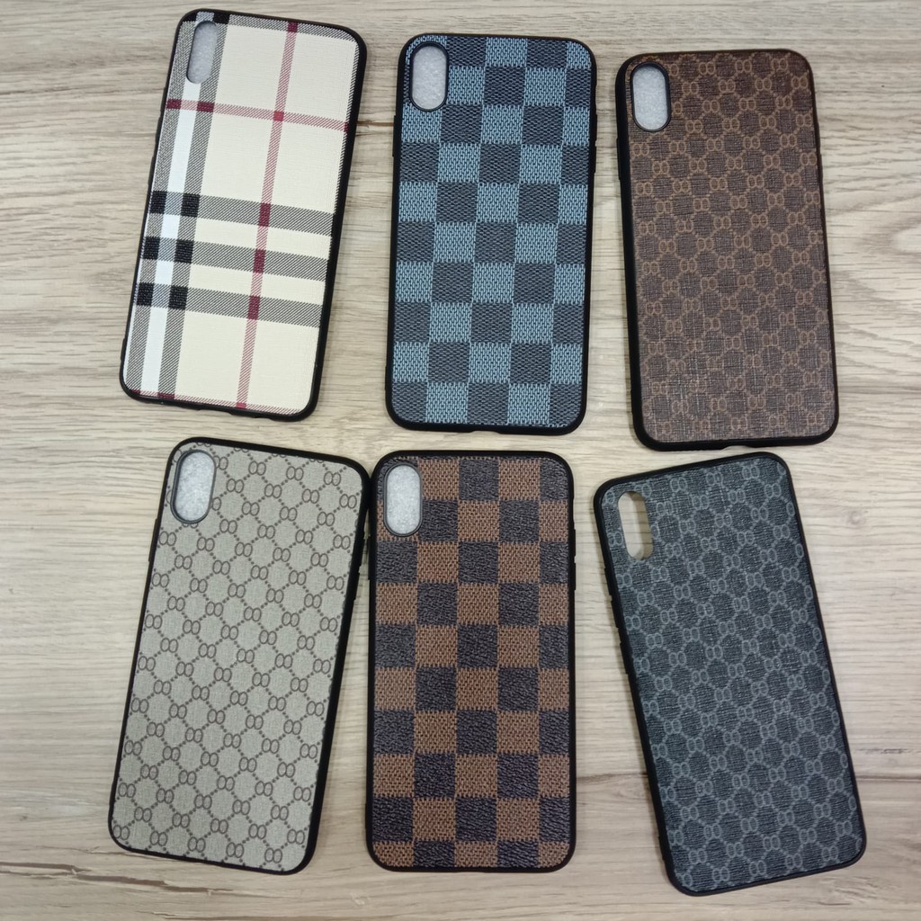 IPHONE XR, IPHONE 7+/8+, IPHONE XS MAX, IPHONE X/XS, IPHONE 6G/6S HARD CASE MOTIF GAMBAR KOTAK