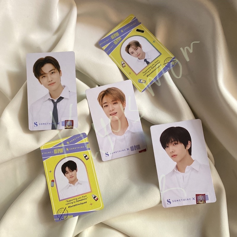 Photocard Hologram Somethinc x NCT Dream (Batch 3) Jaemin Jeno Renjun Jisung Chenle