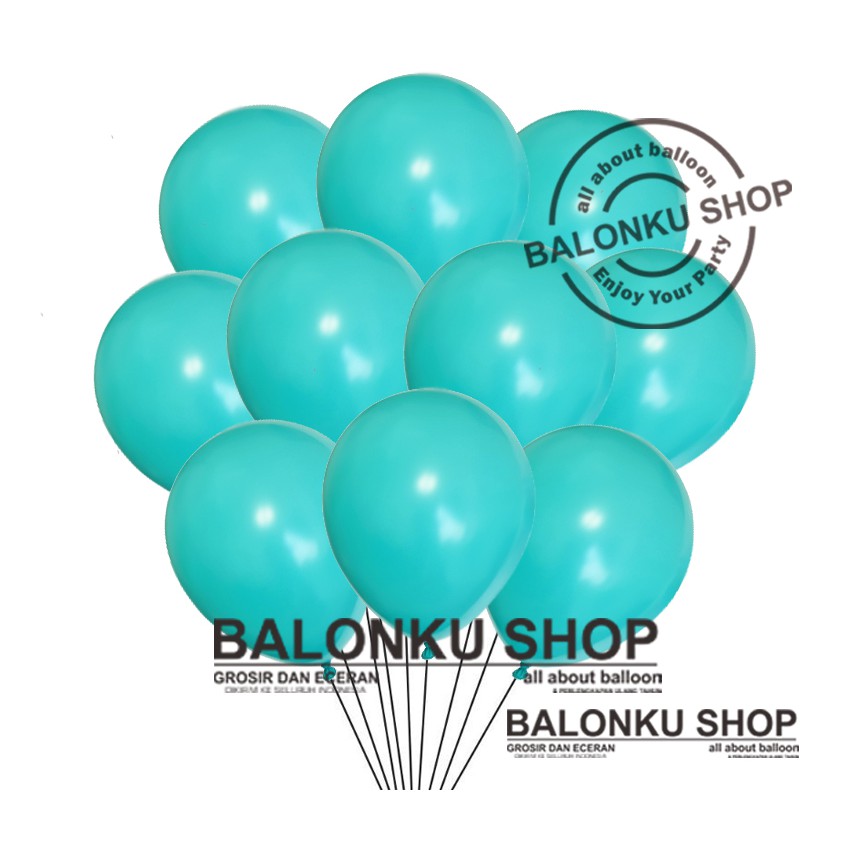 Balon Latex Doff / Balon Doff Tosca / Balon Doff Hijau Tosca