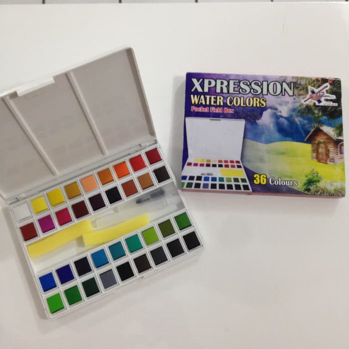 

Xpression Waters Colors POCKET 36 Colours