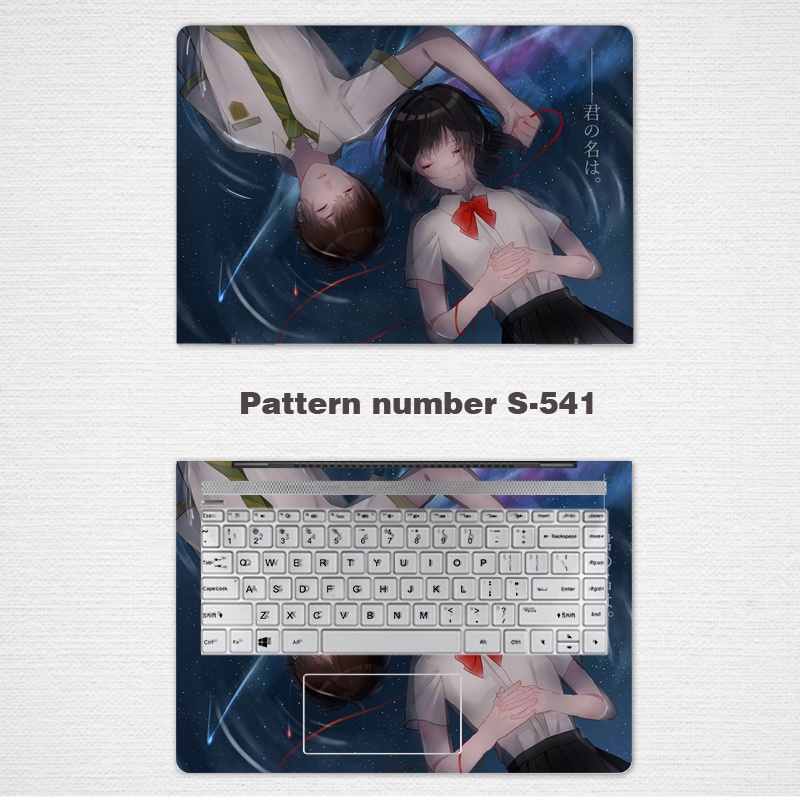 DIY Universal Laptop Stickers Computer Skin Vinyl 2 Sides Notebook Skin for 11/12/13/14 Inch Notebook Film Computer Sticker Lenovo Savior R7000 / P / Y7000 / R9000 / X / K ASUS Tianxuan 2 2021 Protective Film