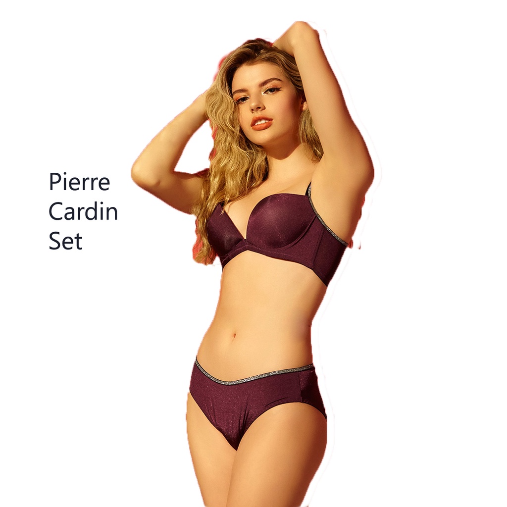 Pierre Cardin Bra Set (Bra & Panty) PS3497 size 32B 34B 36B-1