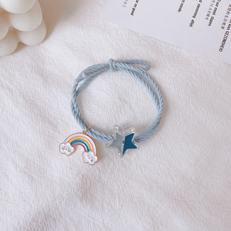 1 Pcs Gelang Liontin wanita murah Bintang Korea Gelang Harapan Untuk Pacar Dan Sahabat mpor fashion-Blue