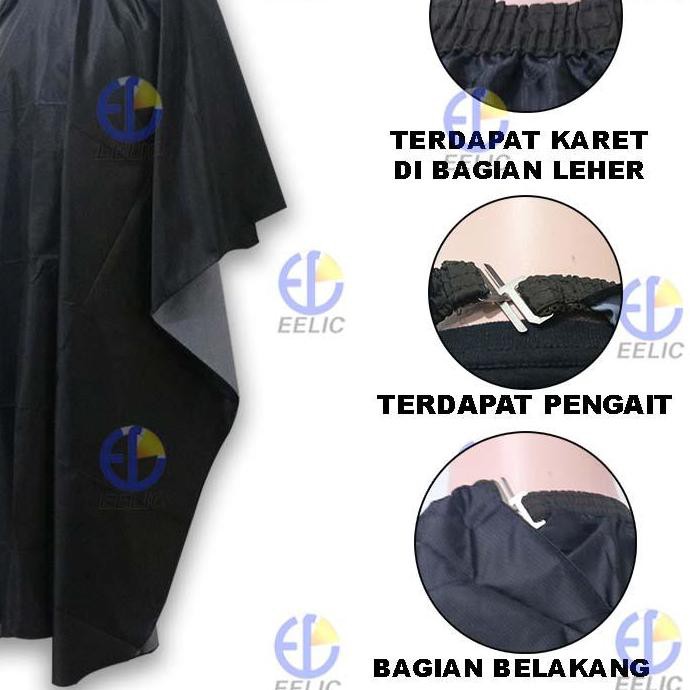 Terbaik Eelic Pangkas Rambut Kain Penutup Badan Kep Celmek Potong Rambut Cpr Putih Hitam Lt0 Shopee Indonesia