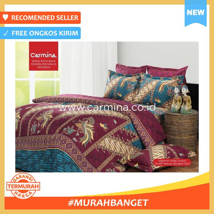 SPREI CARMINA WIDORO QUEEN 160 NO.2 SEPRAI BATIK BURUNG PARANG TUMPAL
