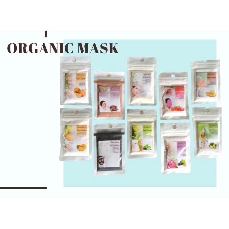 Masker organik 5gr  Masker wajah  Masker muka