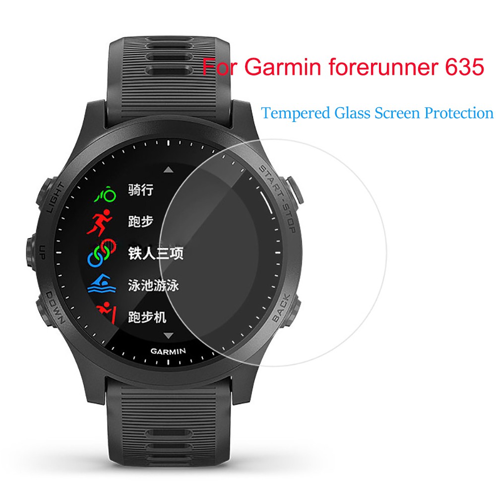 Screen Film Guard For Garmin Forerunner 635 Tempered Glass 9H 2.5D Premium Screen Protector Film For Garmin Forerunner635 Smart Watch Accessories