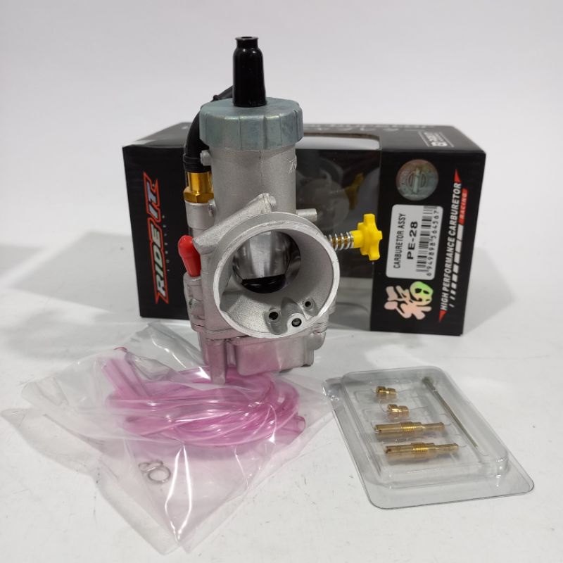 RIDE IT PE / 24 / 26 / 28 Reamer Karbu Racing PE24 PE26 PE28 Karburator Ninja RX king KLX-PE28 Silver