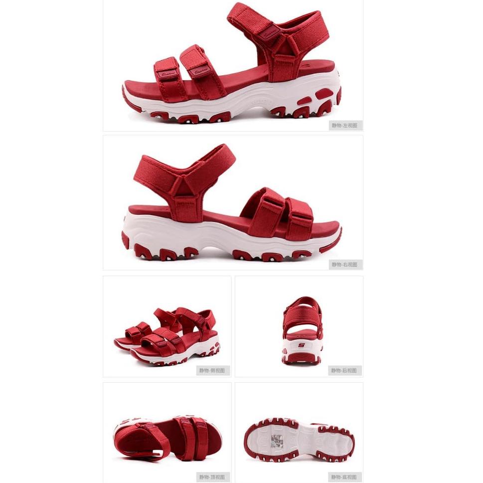 Sepatu sandal skechers wanita / Sandal Skechers / Skecher Dlites E8I6