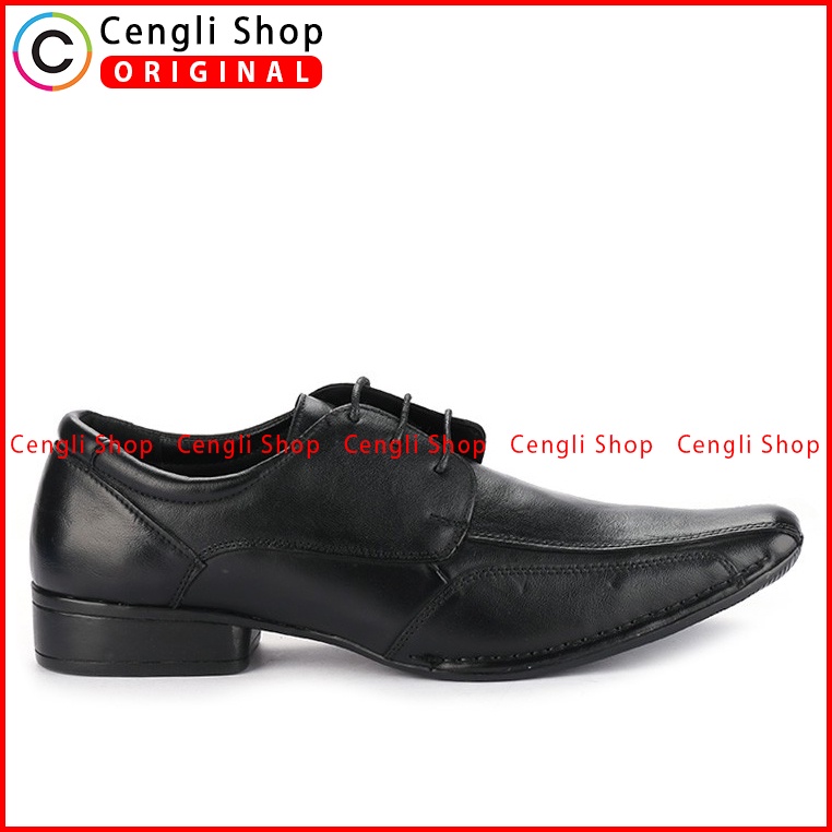 SEPATU FORMAL JIM JOKER PRIA ORIGINAL PANTOFEL KULIT ASLI HITAM JJ04