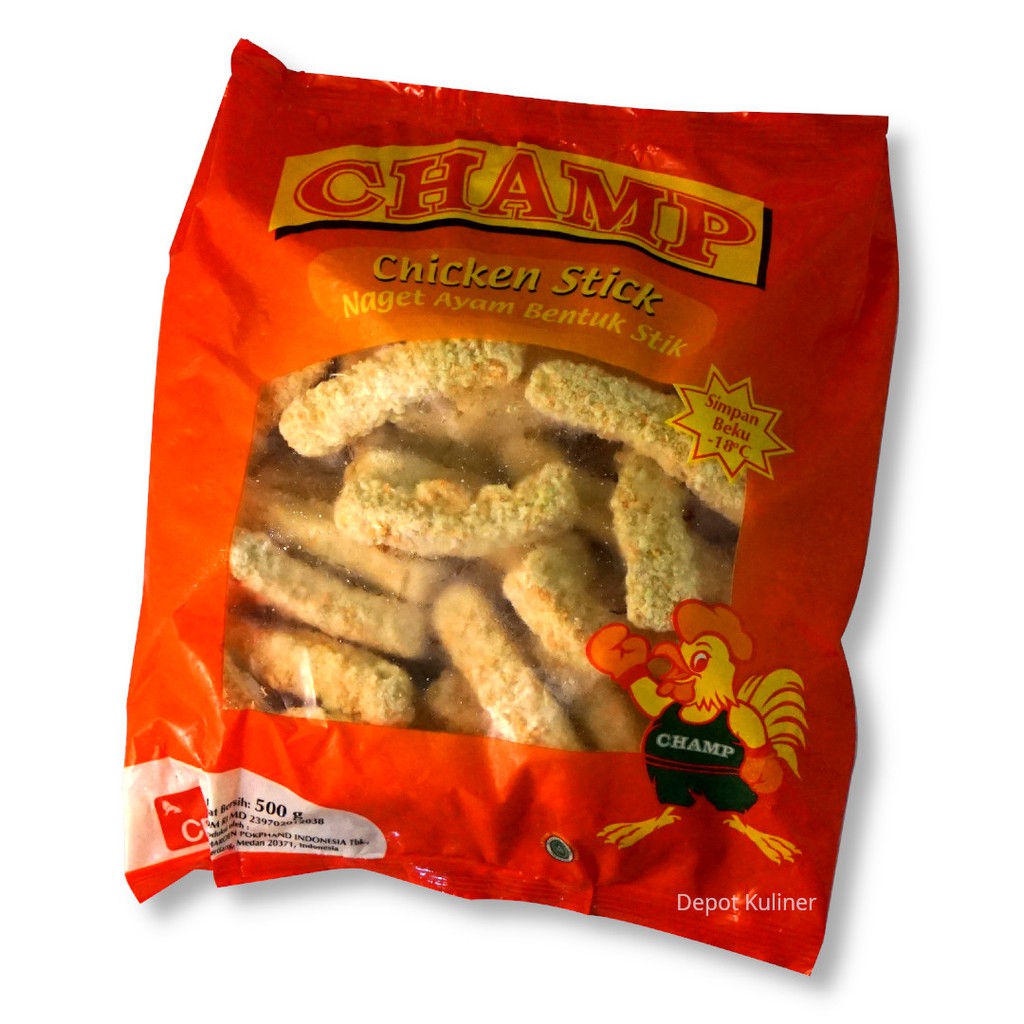 Naget Ayam Stik / Chicken Stik Nugget Champ 500 Gram