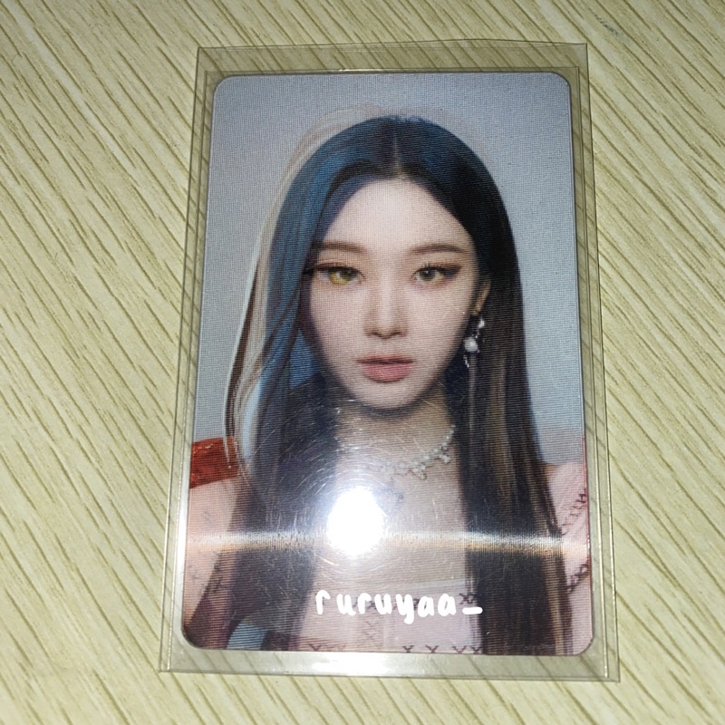 Photocard Giselle Lenti Synk Dive Savage Aespa Album PC Winter Karina Giselle Hallu POS ver