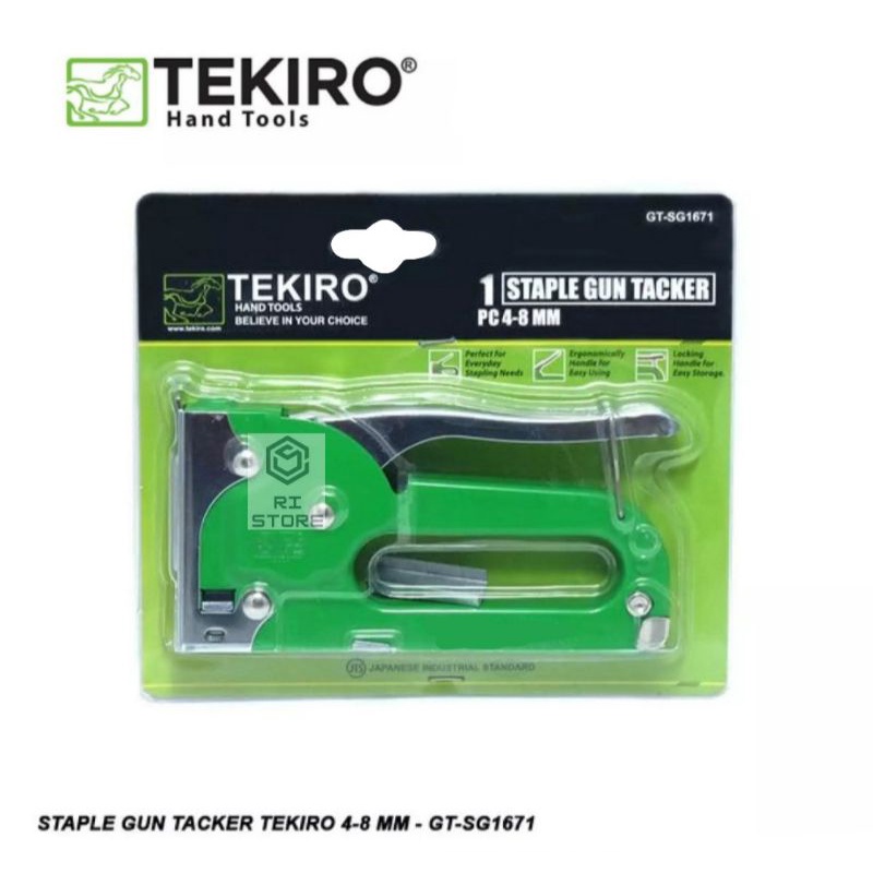 

TEKIRO STAPLE GUN TACKER STAPLES GUN 4-8 MM / TEMBAKAN STAPLES STANDAR TEKIRO