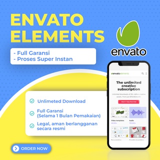 Jual Akun ENVATO ELEMETS 1 Tahun | Envato 2 Bulan | Envato 3 Bulan ...