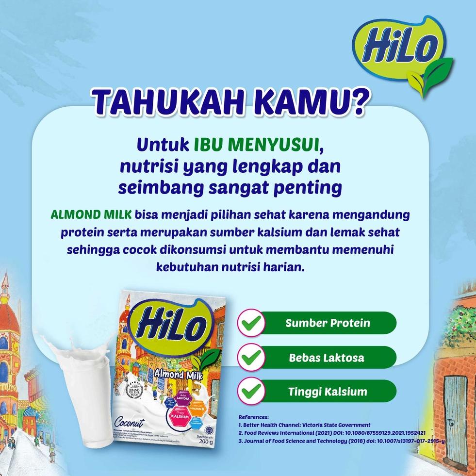 

COD 9.9 HiLo Almond Milk Coconut 200gr - Susu Bebas Laktosa ,.,.,.,,