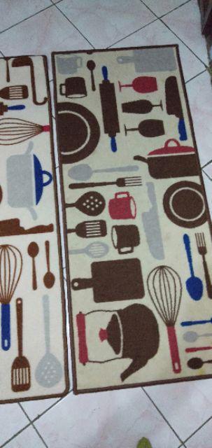 Rug Kitchen / Rug Dapur / Karpet Dapur / Keset Dapur Sangat Elegan Anti Slip