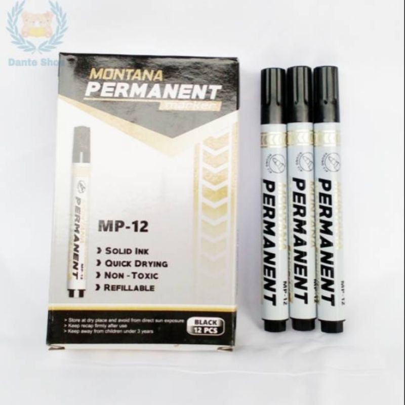 

Spidol Permanent Marker MONTANA (2 pics)/Spidol permanen murah