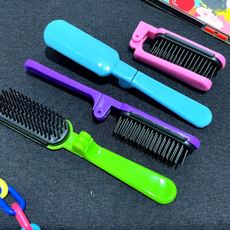 Sisir Lipat  Travelling - SISIR LIPAT PORTABLE BAHAN PLASTIK TRAVEL