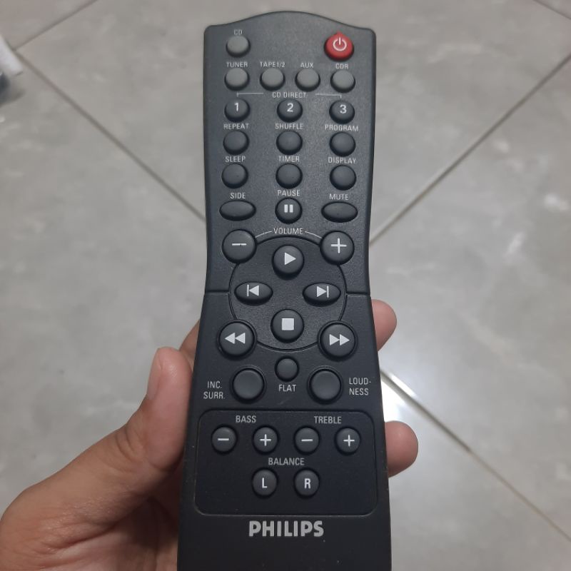 REMOTE REMOT CD TAPE PHILIPS ORIGINAL ASLI