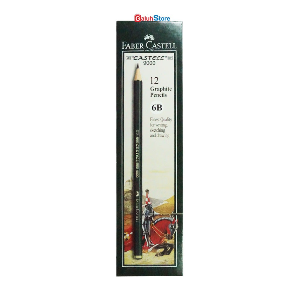 

Faber Castell Pensil Castell 9000 6B 1 Box (12 Pcs)