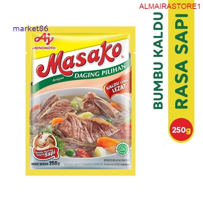 

Grosir Bumbu Kaldu Masako Sapi 250 Gram murah - Market86