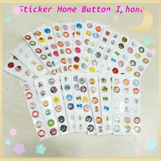 

Stiker Motif Touch ID Button 1 set isi 3 lembar