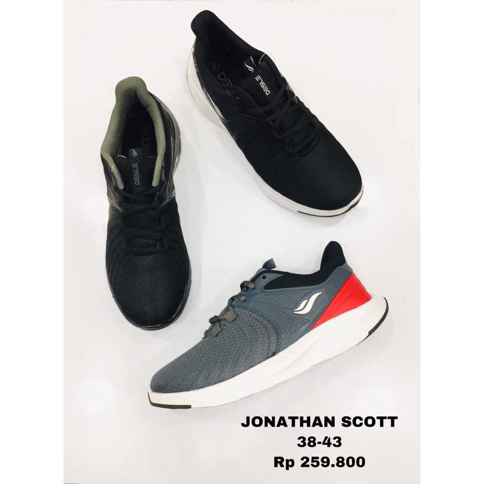 SEPATU SPORT PRIA DESLE JONATHAN SCOTT / SEPATU SANTAI CASUAL OLAHRAGA