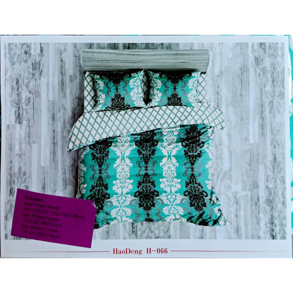 @myhome - SQ036 QUEEN SIZE - Sprei Katun Motif Batik Floral / Sprei  / Sprei Batam / Sprei