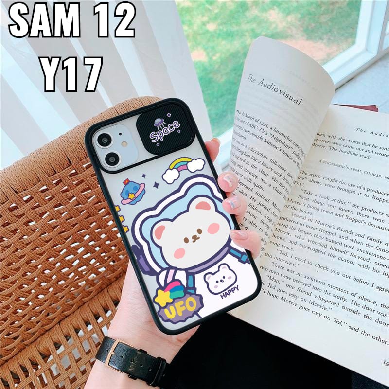 SS069 SS070 SOFTCASE SLIDE KAMERA VIVO Y12 Y15 Y17 Y20 Y20S Y12S Y30 Y50 Y30i Y51 Y91 Y93 Y95 Y91C Y1S AS1546-SS070 SLIDE HITAM