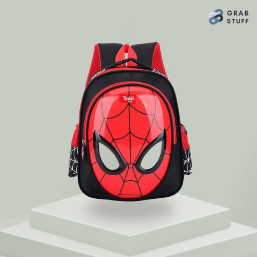 Tas Ransel Sekolah Anak TK Backpack Karakter Model Spiderman / Tas Karakter Anak Warna Warni Lucu Berkualitas Modis / Tas Anak Anak Laki Laki TK Karakter Kartun Laba laba Spiderman / Tas anak Perempuan TK Lucu Model Animasi Murah Import Berkualitas