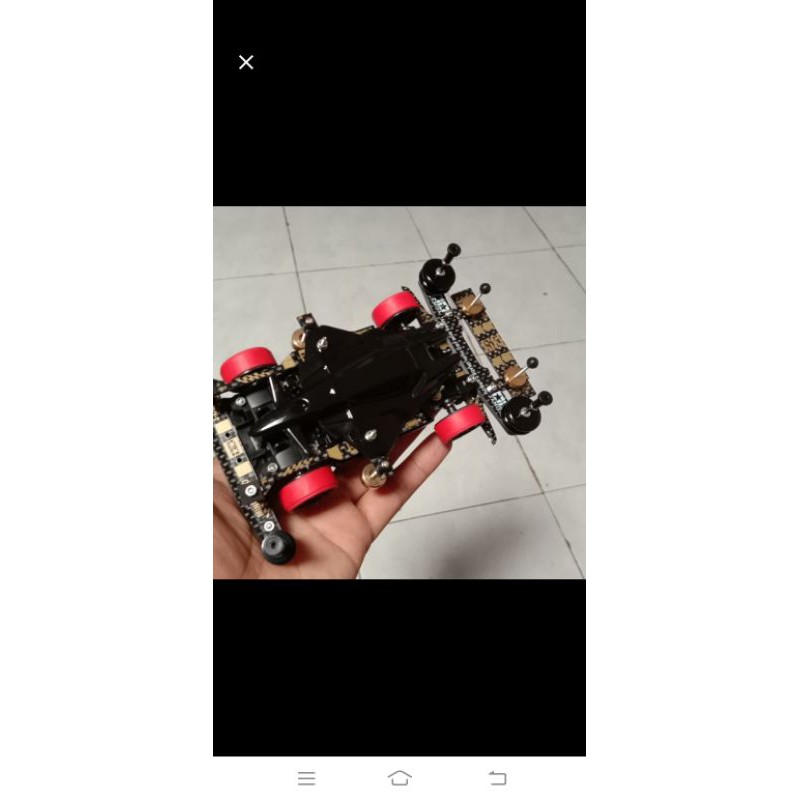 tamiya sto 50 chsis hitam ms suspensi