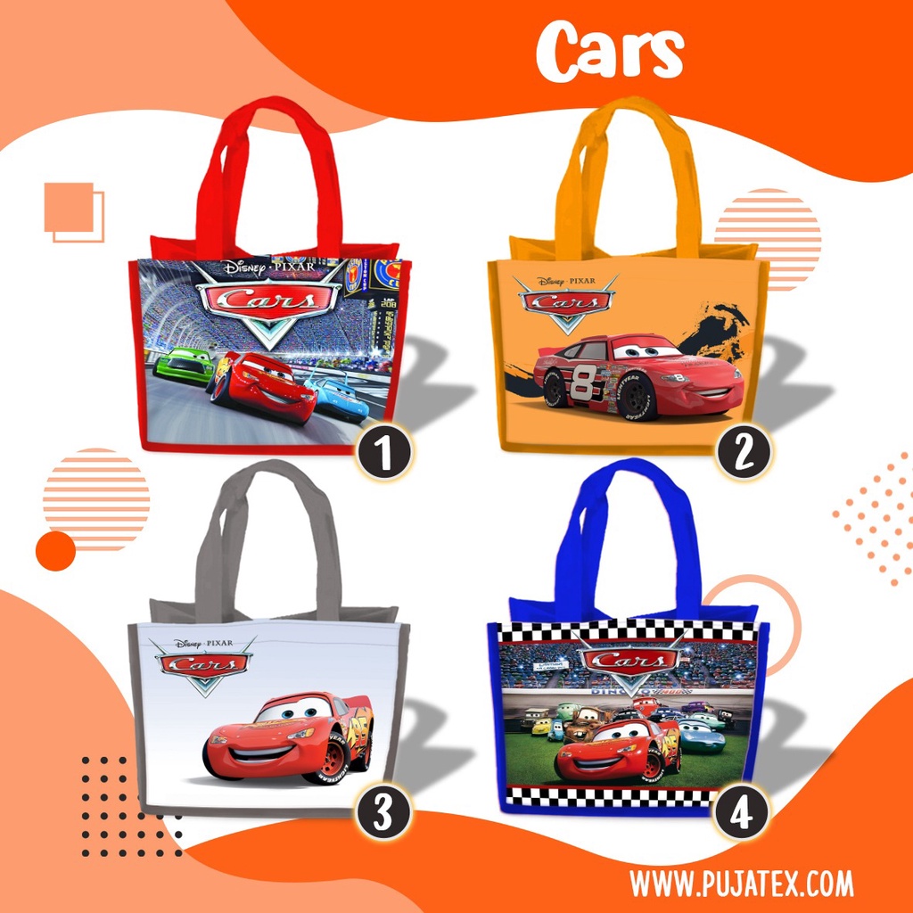 

Goodie Bag Ulang Tahun Tas Souvenir Cars Tasyakuran Aqiqah Ultah Kantong Berkat Kartun Anak Lucu